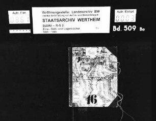 Greußenheimer Erbenzins-Handbüchlein