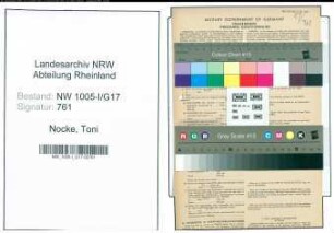 Entnazifizierung Toni Nocke , geb. 07.05.1896 (Gastwirtin)