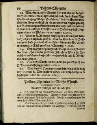 Das Fünffte Buch: Von den Falschen und Antichristis
