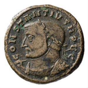 Münze, Follis, 301 - 303 n. Chr.