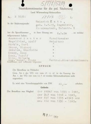Katz, Heinrich