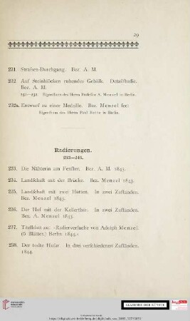 Radierungen