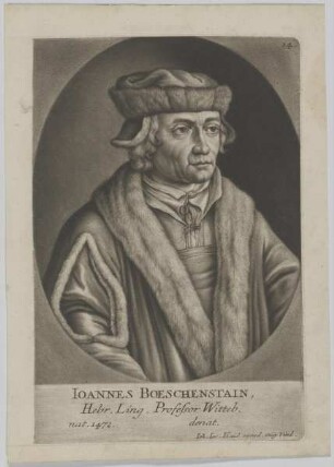 Bildnis des Ioannes Boeschenstain