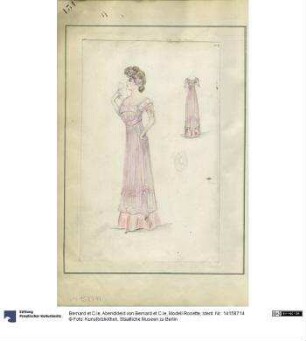 Abendkleid von Bernard et C.ie, Modell Rosette
