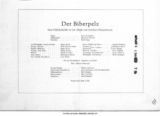 Der Biberpelz