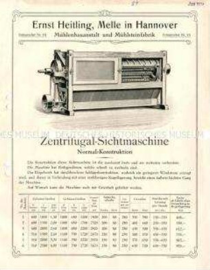 Zentrifugal-Sichtmaschine