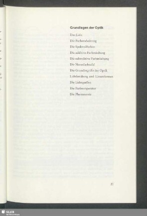 Grundlagen der Optik
