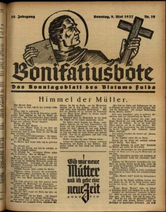 Ausgabe vom Sonntag, den 09. Mai 1937.