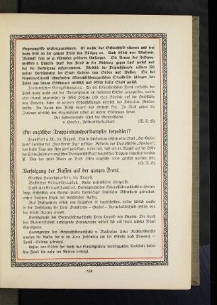 Ein englischer Truppentransportdampfer torpediert?