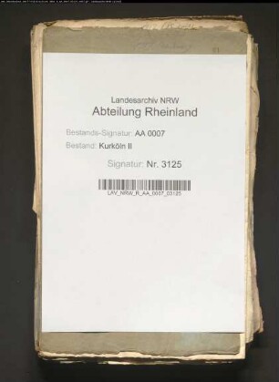 Gedruckte kurkölnische Edikte und Verordnungen