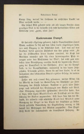 Rudersmann Dampf.