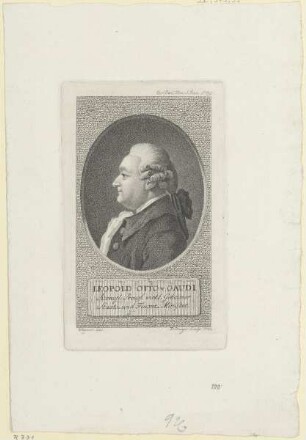 Bildnis von Leopold Otto v. Gaudi