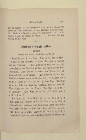 Zwei-und-dreißigste Lektion