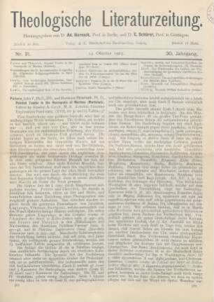 561-564 [Rezension] Peters, John P., Painted Tombs in the Necropolis of Marissa (Marêshah). Edited by Stanley A. Cook