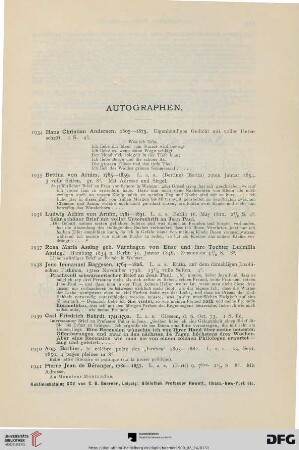 Autographen (1934-2056)
