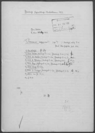 Esslingen-Hegensberg-Liebersbronn: Visitationsbericht mit Pfarrbericht 1953
