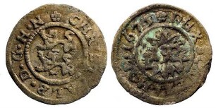 1/192 Taler (Dreiling), Hzgl. Schleswig-Holstein-Gottorpische Linie, Christian Albrecht (1659 - 1694)