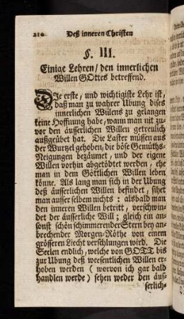 210-229, Von dem innerlichen Willen Gottes. §. III. - Von dem wesentlichen Willen Gottes. §§. I.-III.