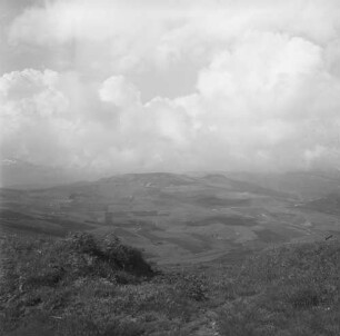 Sizilien, Madonie, Blick in die Landschaft