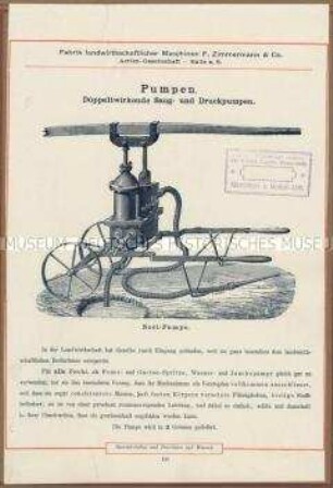 Saug- und Druckpumpen