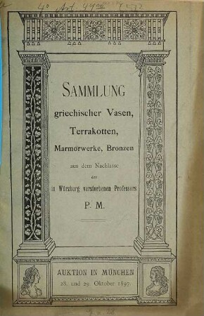 Versteigerung. 1897, 28./29. Okt. = [572]