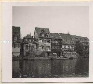 Bamberg, Regnitz mit alten Fischerhäusern