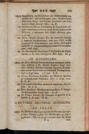 Scriptores historiae animalium.