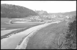Nossen. Blick über die Mulde nach Nossen