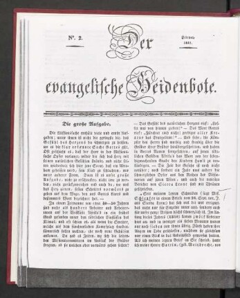 N°. 2. Februar, 1841