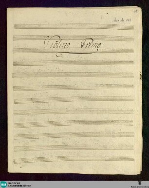 3 Quartets - Don Mus.Ms. 303 : vl (2), vla, vlc
