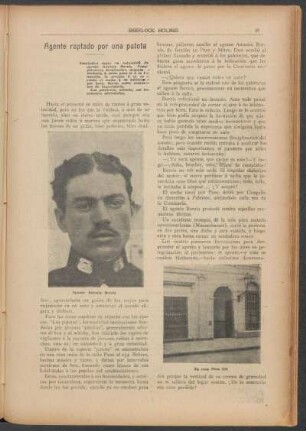 Agente raptado por una patota