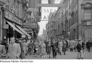 Blick in die Hainstraße (Leipziger Messeamt)