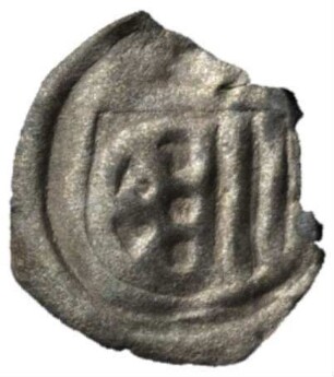 Fundmünze, Hohlpfennig, Mitte 16. Jh.