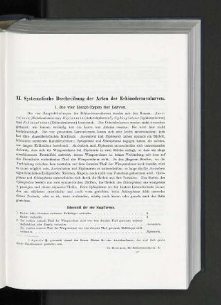 1. Die vier Haupt-Typen der Larven.