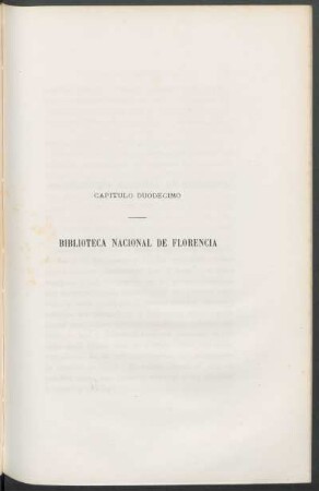 Capítulo duodécimo - Biblioteca Nacional de Florencia