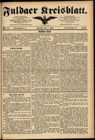 Ausgabe vom Dienstag, den 03. Juni 1902.