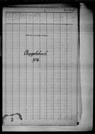 Kassenführung des Bezirksamtes Atakpame. Kassentagebuch der Ausgaben: Bd. 4
