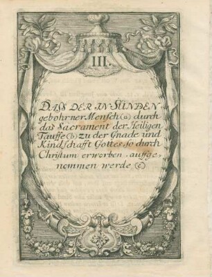 III. Dass Der In Sünden gebohrene Mensch ...