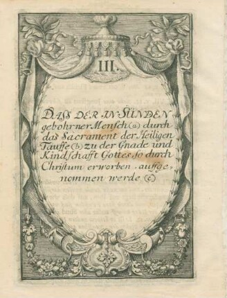 III. Dass Der In Sünden gebohrene Mensch ...