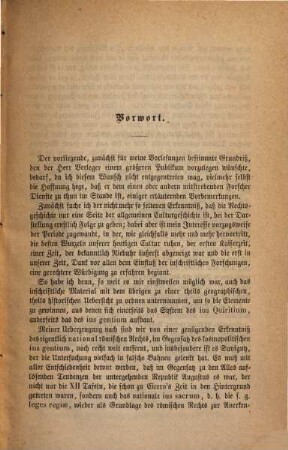 Geschichte des römischen Rechts unter Vergleichung des deutschen bis zu Karls des Grossen Kaiserkrönung, 1