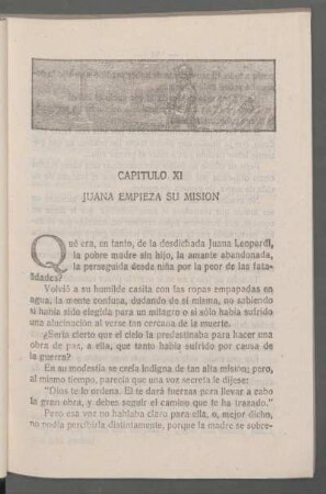 Capítulo XI - Juana empieza su misión