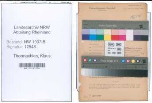 Entnazifizierung Klaus Thormaehlen , geb. 23.04.1892 (Ingenieur)
