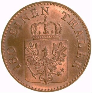 Münze, 2 Pfennig, 1853