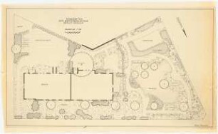 Schulgarten der Gartenbauschule, Berlin-Dahlem: Lageplan