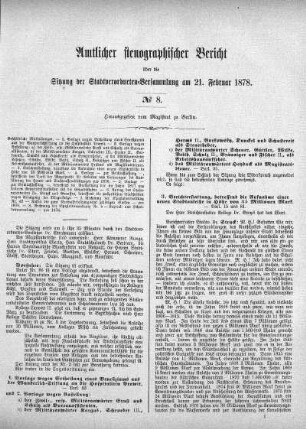 No 8, 21. Februar 1878