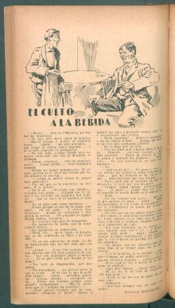 El culto á la bebida