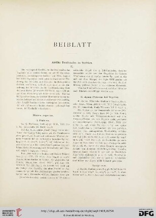 4.1901: Antike Denkmäler in Serbien