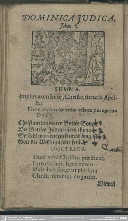 Dominica Judica, Johan. 8.