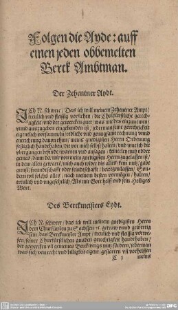 Der Zehentner Aydt.