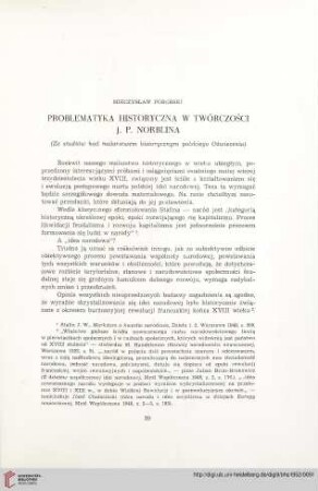 14: Problematyka historyczna w twórczości J.P. Norblina : ze studiów nad malarstwem historycznym polskiego Oświecenia
